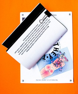 book view from above, illustration