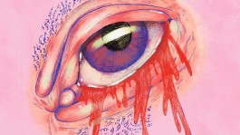 illustration of the vagina eyes